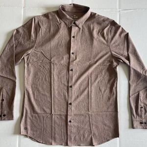 0.1 Algo Performance Long Sleeve Men Button Up Shirt Size XL‎ Tall
